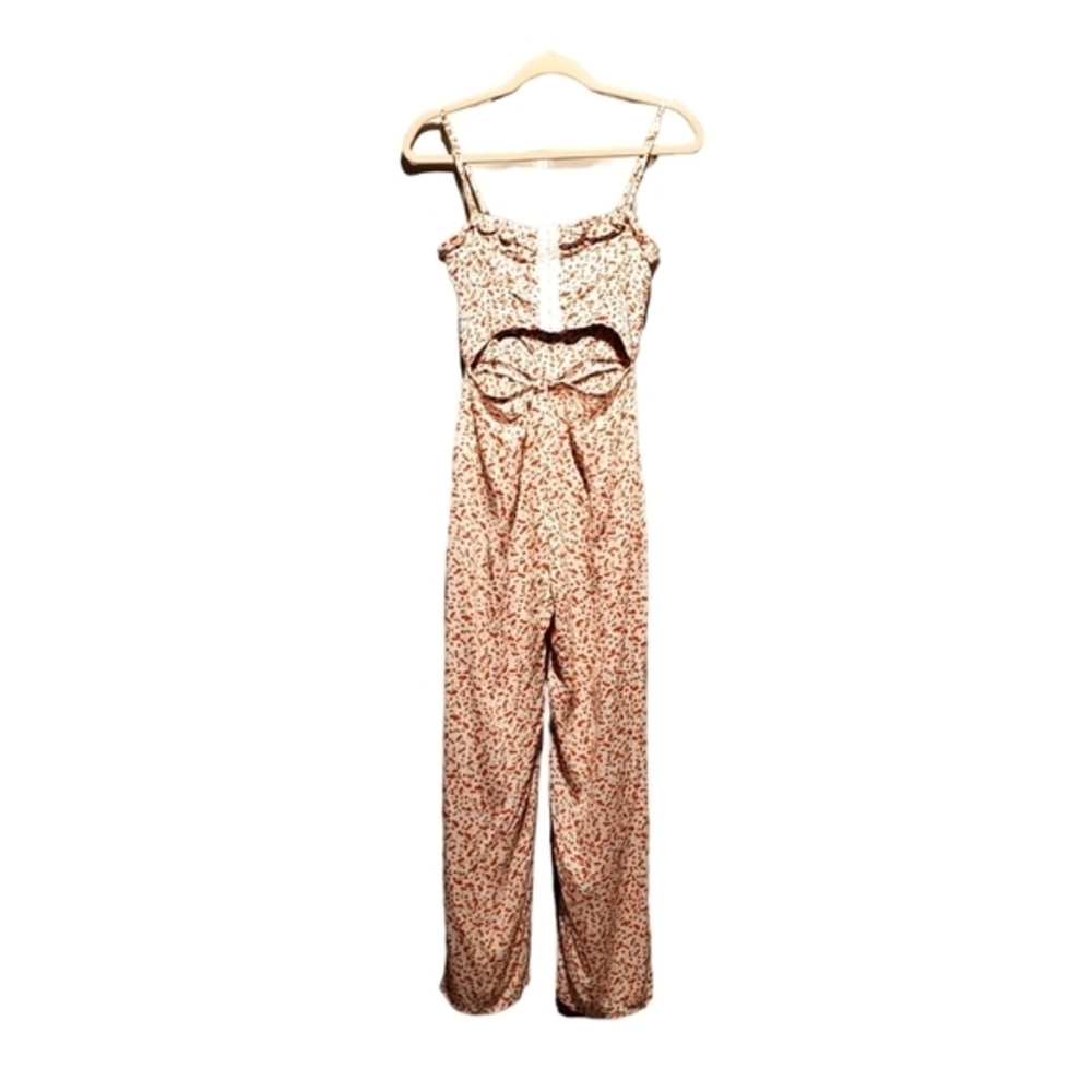 Women's Flynn Skye Parker Cherry Rayon Jumpsuit XS - Picture 4 of 14